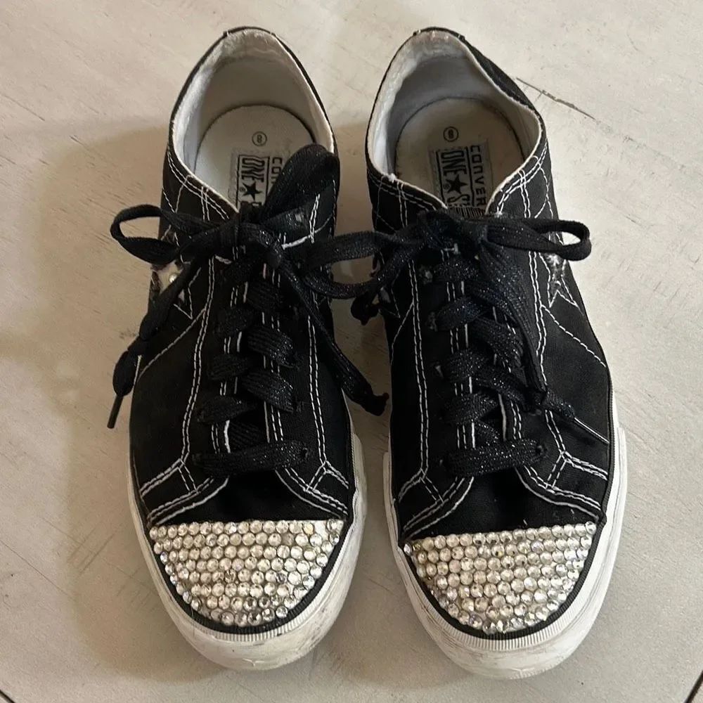 Converse Sequined Sneakers Size 8